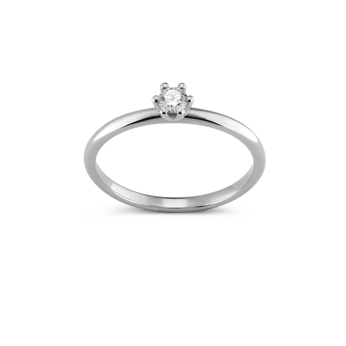 Zásnubní prsten Daniela s briliantem 0.11ct
