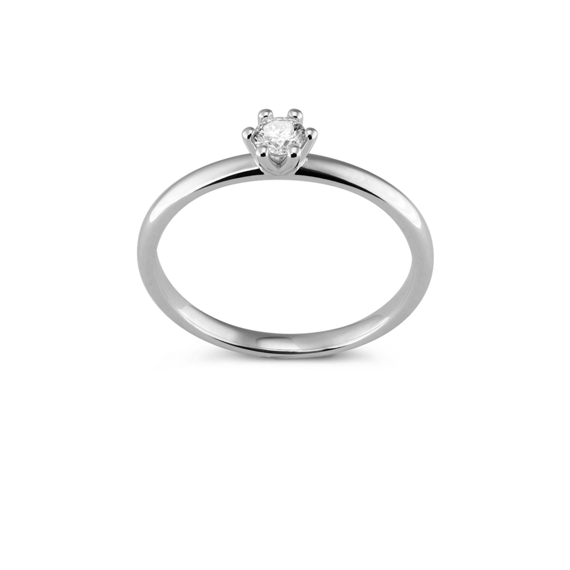 Zásnubní prsten Daniela s diamantem 0.14ct