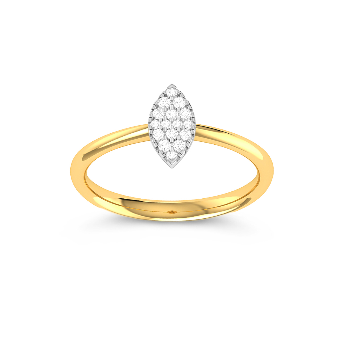 Diamond ring Lea yellow gold