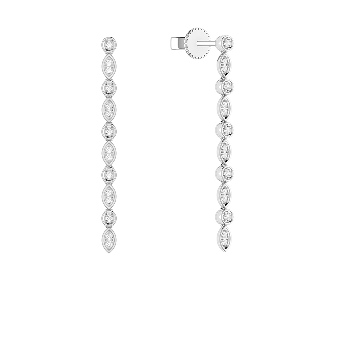 Diamond earrings Tennis
