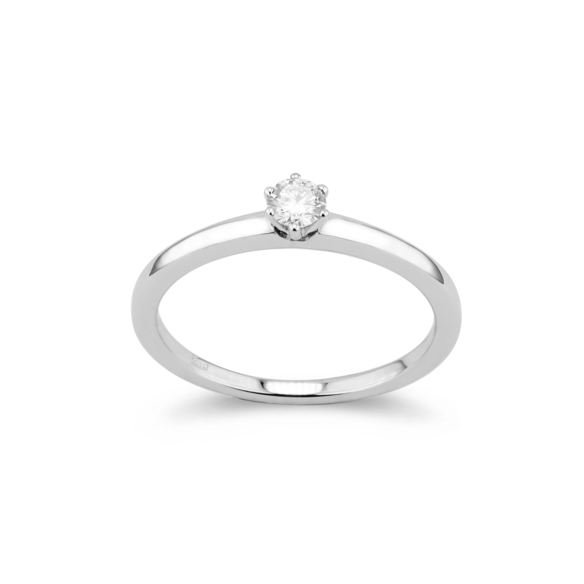 Classic diamond engagement ring