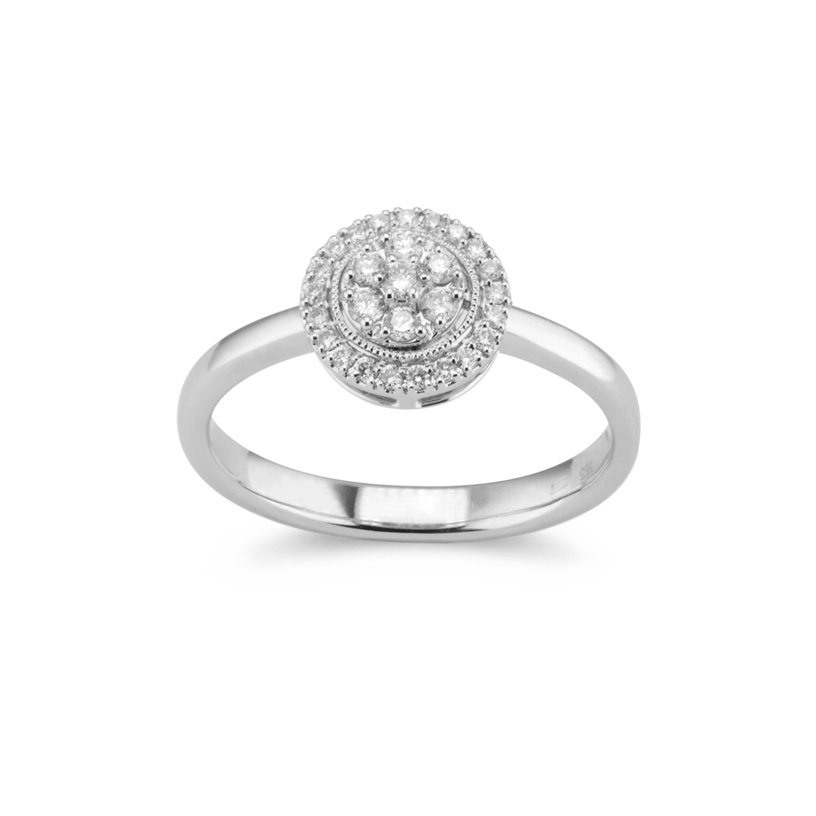 Romantic diamond ring